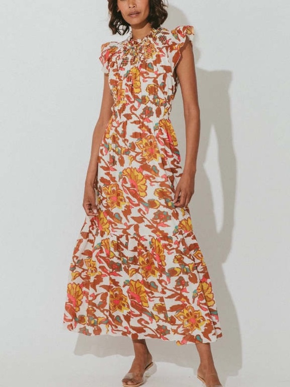 Cleobella Lorenza Ankle Length Maxi Dress in Shea Print